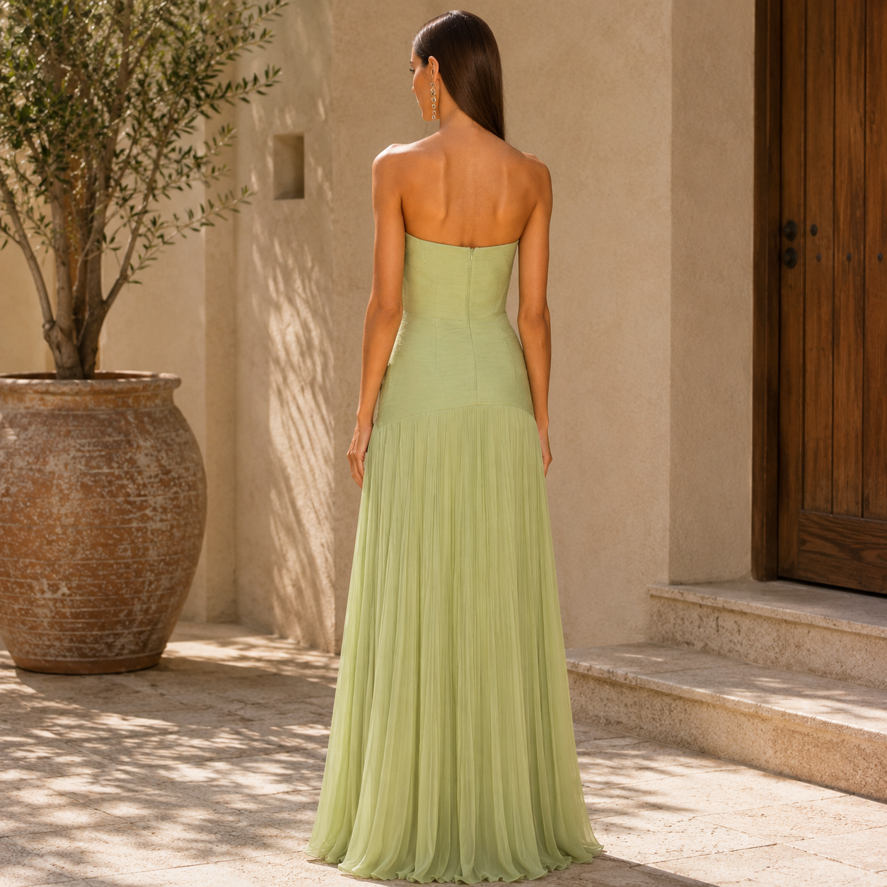 Vestido Almudena™ -  Elegancia Sofisticada que Estiliza con Delicadeza
