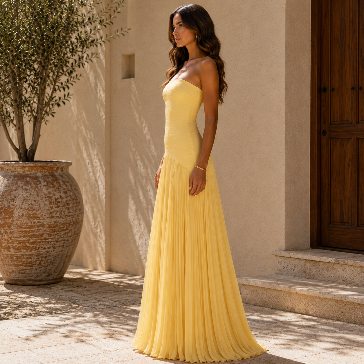 Vestido Almudena™ -  Elegancia Sofisticada que Estiliza con Delicadeza