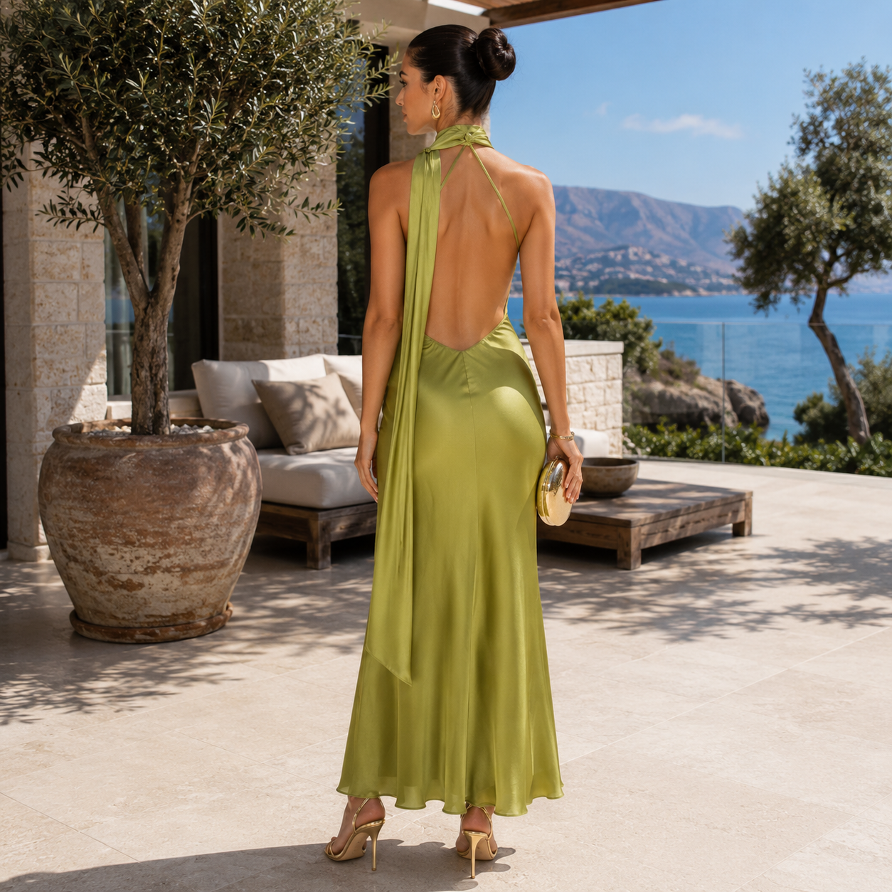 Vestido Esther™ | Elegancia Satinada que Deslumbra de Noche