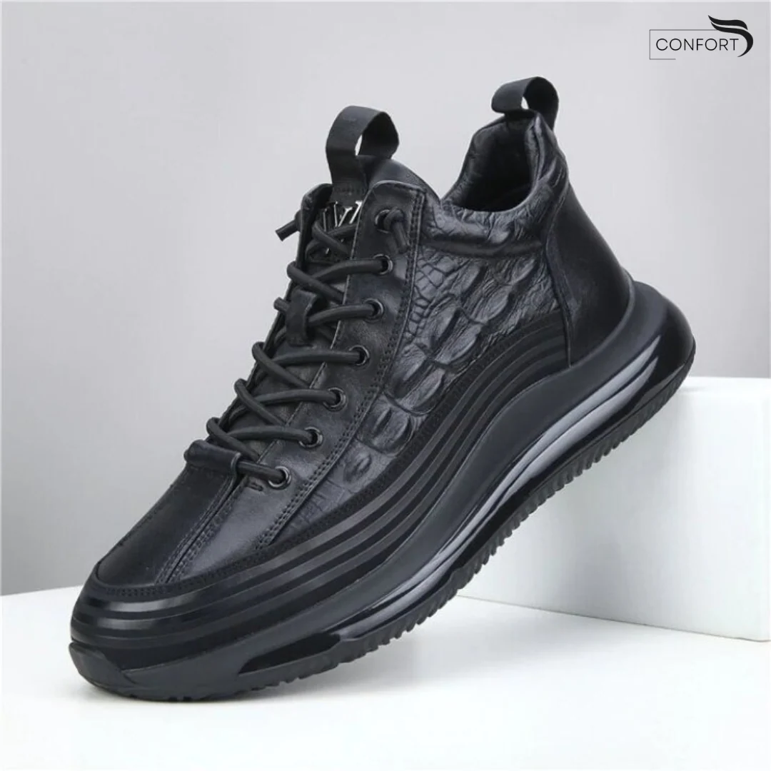 Botas de cuero ligeras- PAIV NOIR